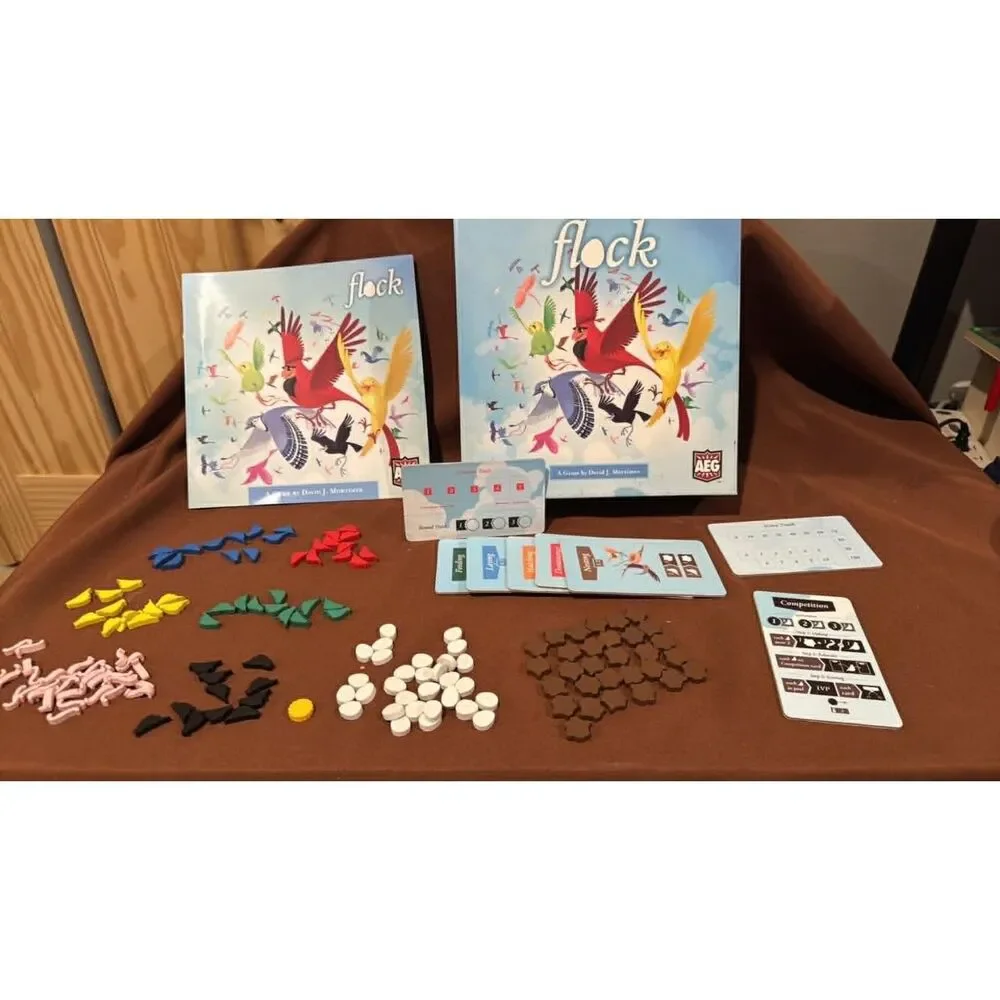 Flock Board Game Alderac Entertainment BY David J. Mortimer